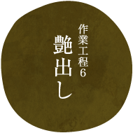 作業工程6艶出し